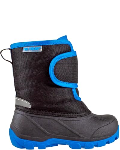 Ice Fields Adrian Toddler Little Kids Snow Winter Boots, Warm, Waterproof Shell, Fleece-Lined Shoes