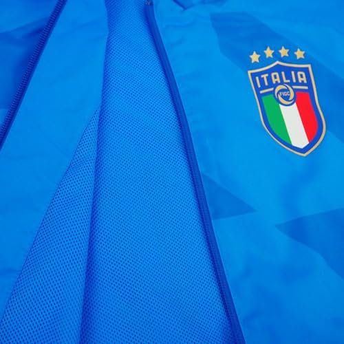 PUMA Mens Figc Home Prematch Jacket Soccer Cleats Lightweight - Blue - Size XL4