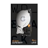 WD_BLACK 4 To Performance 3,5' Disque dur interne - Classe 7200 RPM, SATA 6 Gb/s, cache de 256 Mo