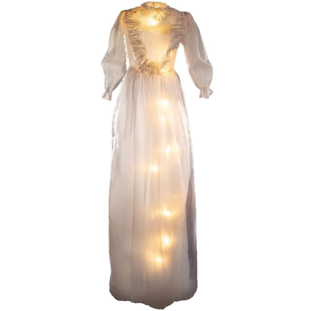 Amazon.com: Fun Express Light-Up Ghostly Dress - Halloween Decoration 5  Feet Long with Spooky Glowing Effect - Perfect for Yard Porch Indoor  Halloween Decor & Parties - Ideal for Spooky Atmosphere