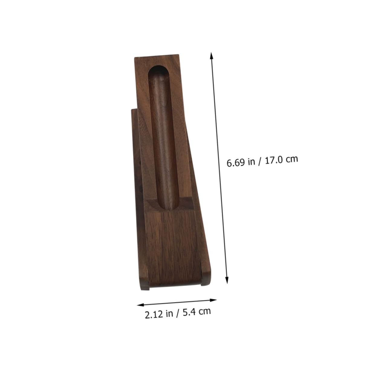 STOBOK Estuche Compacto De Madera Organizador De Papelería para Estudiantes y Artistas