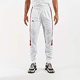 Kappa Unisex-Erwachsener MEMZZ Trainingshose, Blanco/Rojo/Naranja, M