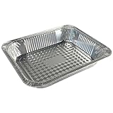 Bandejas de aluminio de 32 cm, 32 x 26 x 6 cm, capacidad de 3500 ml, paquete para barbacoa y picnic