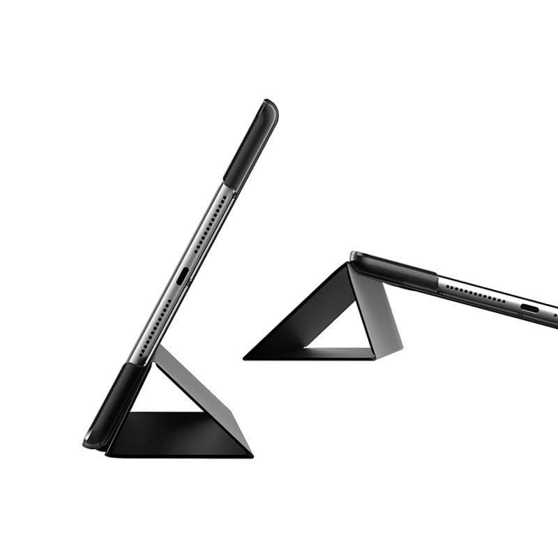 Etui iPad 10.2 EVETANE avec smart cover noir pour protection intégrale tablette