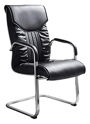 Krzesło biurowe Krzesło Krzesło do pracy na komputerze Krzesło biurowe z wysokim oparciem PU Skórzane krzesło do gier Bow Foot Ergonomiczne stałe podłokietnik Learned extensively