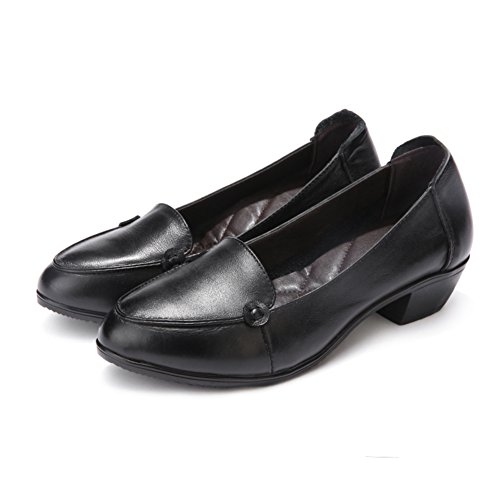 Espadrilles bouche peu profonde et chaussures en cuir souple