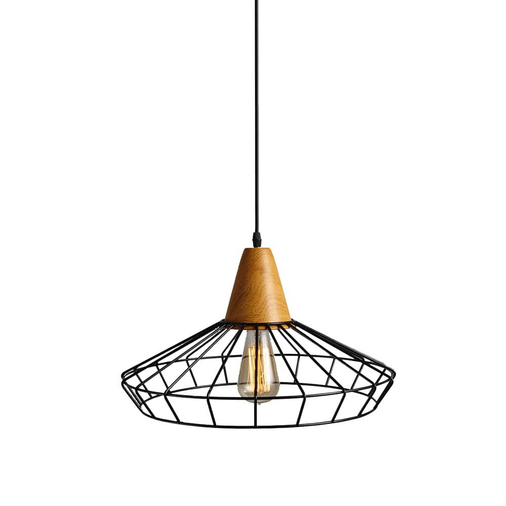 Lustre suspension E27 rétro style industriel nordique à tête unique pour bar