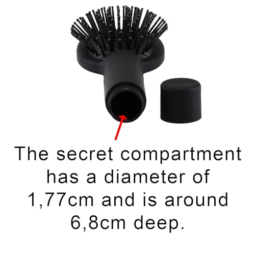 Evergreen Labs Hair Brush with Secret Compartment Money Cover, Key Cover - Image 4