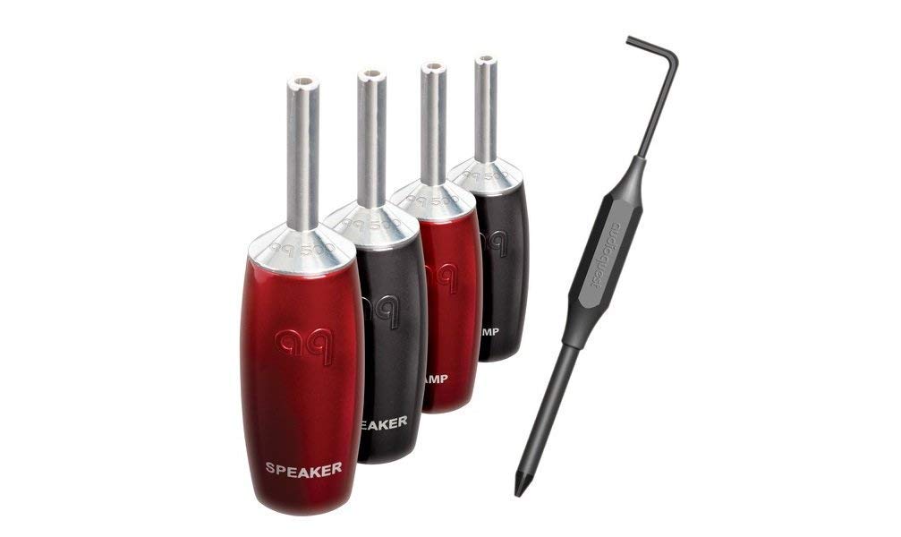 Audioquest - 500 Series - Banana Connectors - Silver - Set of 6