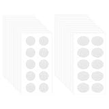 Dreamil Parches transparentes de apoyo para lóbulos de la oreja [400 unidades] - Estabilizadores invisibles para pendientes pesados, orejas caídas y estirados, lóbulos de la oreja