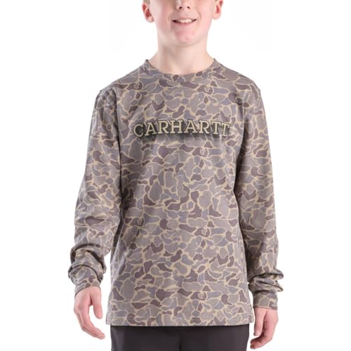 Carhartt Kid's CA6752 Long-Sleeve Camo T-Shirt - Boys