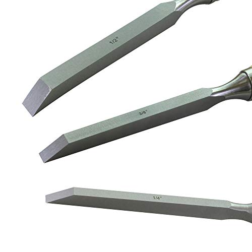 Professional Woodworking Mortise Chisel – 1/4" Chrome-Vanadium Steel Blade With Hornbeam Handle, For Carpentry & Carving