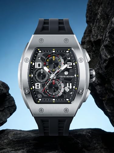 Image of TSAR BOMBA Mens Watch for Men Waterproof Men's Wrist Watches Gift for Men