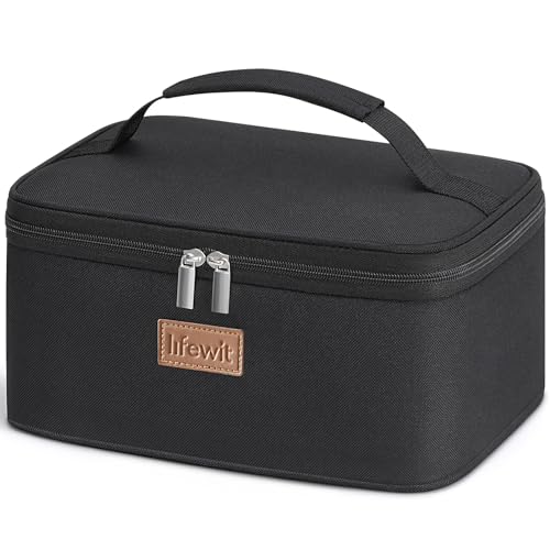 Lifewit Kühltasche Klein Isolierte für Männer Frauen, Faltbar Lunchbox Lunchtasche Isoliertasche Tragbare Kühlbox für Herren Damen für Picknicks Arbeit, Schwarz 6L Lifewit Kühltasche Klein Isolierte für Männer Frauen, Faltbar Lunchbox Lunchtasche Isoliertasche Tragbare Kühlbox für Herren Damen für Picknicks Arbeit, Schwarz 6L