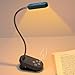 Produktbild Glocusent Mini Wiederaufladbare Buchlampe mit Klemme, 16 LED mit 3 Farbmodi & 5 Helligkeitsstufen, haltbar, leicht & Klein, Lesezeit in Höhe von 80+ Stunden