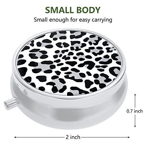 Image of Pill Box, Small Pill Case for Purse & Pocket, Travel Medicine Organizer | Cute Travel Medicine Organizer, Portable Medicine Container Holder to Hold Vitamins, Medication, Fish Oil & Supplement