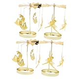 Décorations de bougeoirs : poids léger, structure compacte, facile à placer et à déplacer, et ne prend pas de place, bougeoir rotatif