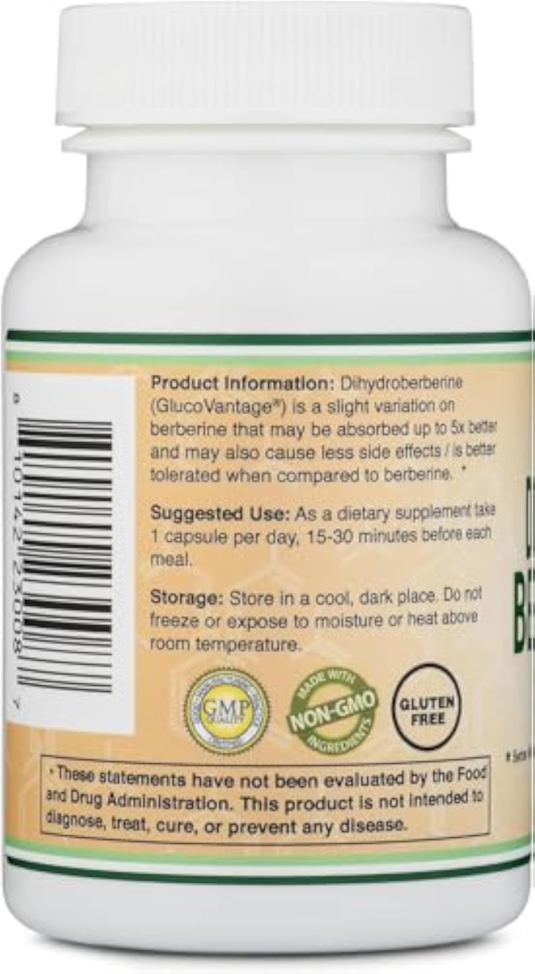 Dihydroberberine Supplement, 60 Capsules