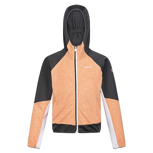 Childrens/Kids Prenton II Hooded Soft Shell Jacket (15-16 Years) (Apricot Crush/Seal Grey)3