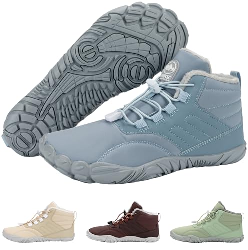 Image of Hike Footwear Caspar Pro HF - Non-slip and Healthy Comfortable Winter Barefoot Pro Shoes Provide Warmth and Support, Natural Walking Hike Boots For Women Men