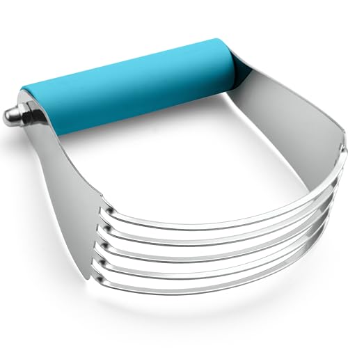 Image of Spring Chef Large Dough Blender For Baking - Durable Pastry Blender - Teal