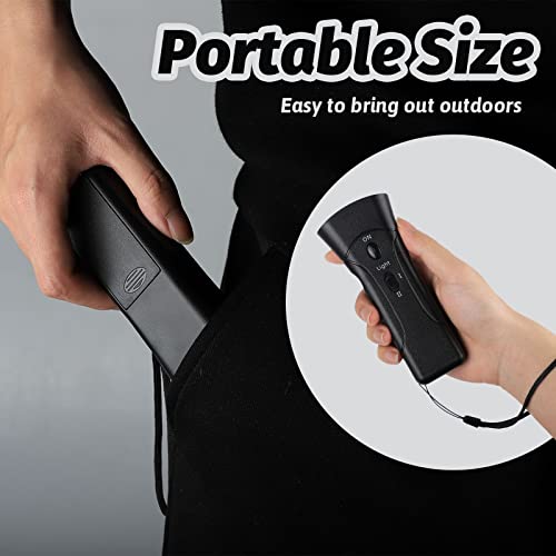 Analim Ultrasonic Dog Barking Deterrent, Anti Dog Barking Control Device Outdoor Dog Training Product With Led Lights #TOP2