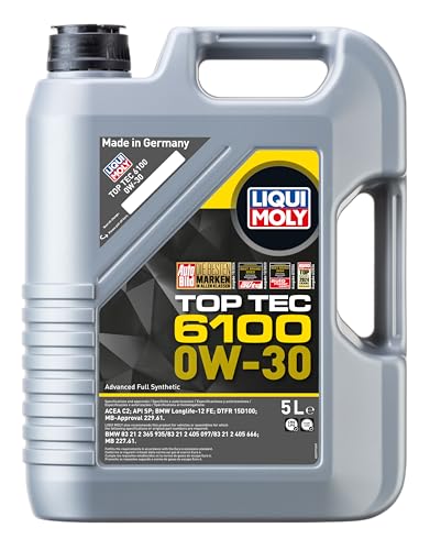 LIQUI MOLY (���L����) �g�b�v�e�b�N6100 0W30 ���B�ԑΉ� �G���W���I�C�� �K�\����/�f�B�[�[�� BMW/�x���c �F�� ������ 5L 20779