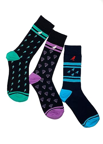 Men’s Cotton Crew Dress Socks – Ultra-Soft, Breathable, Everyday Comfort – Rebel3