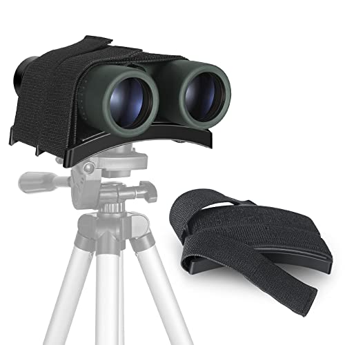 SOLOMARK Support universel pour jumelles 1/4-20 pour jumelles à connexion stable Compatible avec la plupart des trépieds