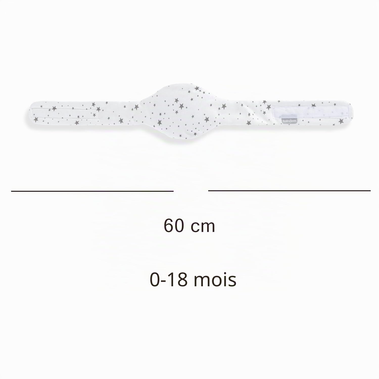 Babyjem Coussin chauffant en noyaux de cerise - Taille réglable - Idéal pour les douleurs abdominales et les ballonnements - 100% coton