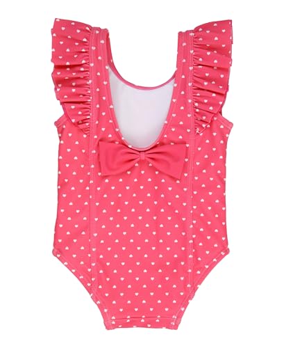 RuffleButts® Baby/Toddler Girls Ruffle Strap One Piece Swimsuit w/UPF 50+ Sun Protection2