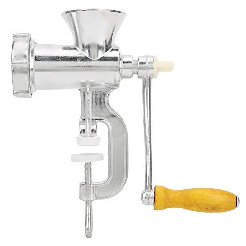 Preisvergleich Produktbild Ladieshow Fleischwolf, Multifunktions-Aluminiumlegierung Manuelle Fleischwolf Fleisch- und Gemüsemahlzeit Gewürz Pfeffer Pfeffermaschine Küchengeräte mit Aufsätzen, 9,4 x 5,9 x 3,5 Zoll
