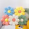 Flower Pillow, Flower Shaped Throw Pillow Floor Pillow Soft Seating Cushion Room Decor Plush Pillow for Bedroom, Sofa, Bed, Reading (15 inch, Green) #3