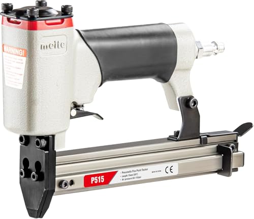 meite P515 - Destornillador neumático para enmarcar fotos, clavadora de marcos de fotos, compatible con puntos flexibles de 5/8 pulgadas para asegurar el respaldo de marcos