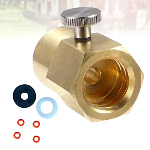 Yardwe Adaptador De Recarga CO2 Cilindro Latão Garrafa de Refrigerante Casa Tanque Conector Acessóri