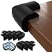 Child Safety Furniture Corner Guards and Edge Protector for Baby, Extra Large Size with Pre-Applied 3M Tape, 8 Pack, Black