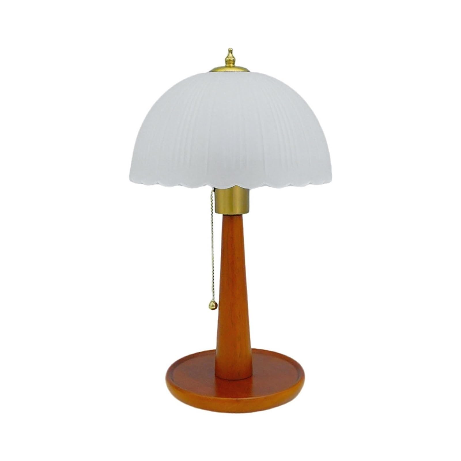 ZENY896V Bedside Lamps Glass Table Lamp Wooden Bedroom Nightstand Study Decoration Home Decor