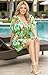 HAPPY BAY Women's Beach Cover Up Summer Hawaiian Swimwear XL-XXL Fern Pineapple