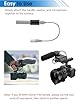 Etour 6 Pcs Microphone Shock Mount Rubber Spacer Tube Microphone Sleeve Washer Compatible with Sony Camcorder Rode NTG, Sennheiser MKH Shotgun Mic FX3,FS7,FX6,FX8,FX9,NX80,FS5 #2
