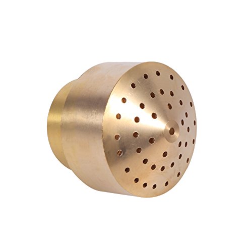 Image of Brass Column Garden Fountain Nozzle, 1 /4 inch to 2 inch Porous Scattering Spray Head, Durable Water Feature Accessory for Outdoor Ponds and Fountains