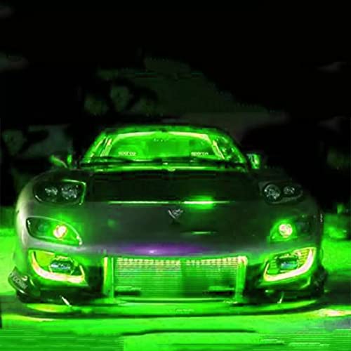 Image of AUTOFRILL car accessories 4 Pcs Universal Patch Light Fancy Light for Bike Car Led Light car light interior bike light Body Lights for Car Motorbike Van Truck (Green)