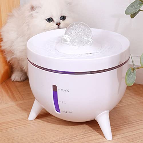Fuente de agua automática para gatos y perros miniatura 2