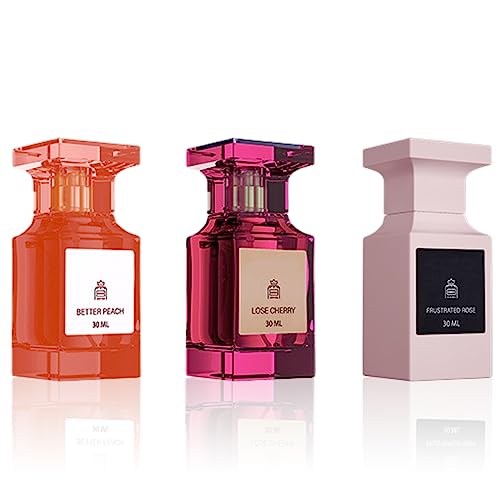 3Pcs Women's Perfume Fragrance Set Eau De Parfum Spray Floral Fruity Refreshing 3 Different Fragrance Fine Mist Perfume Set 30Ml #TOP8