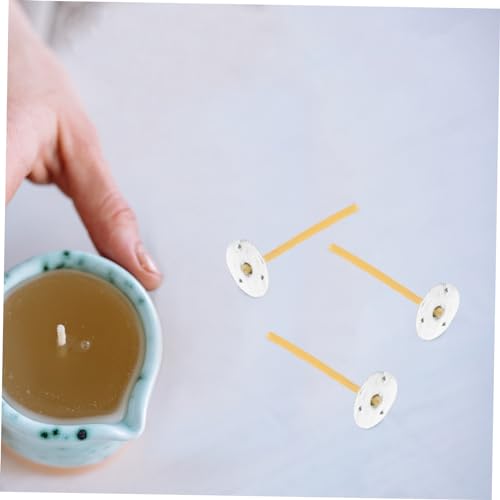 100 piezas de mechas de vela para manualidades DIY miniatura 3