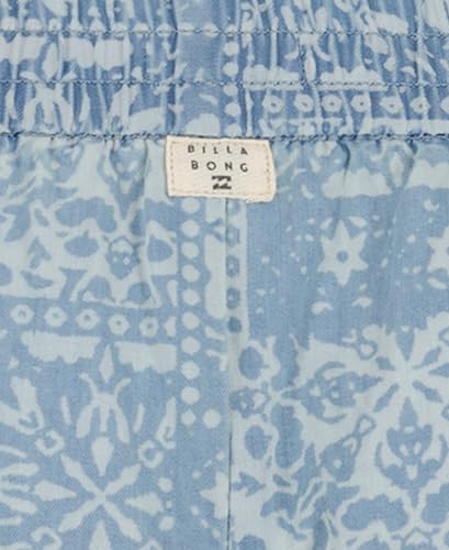 Image of Billabong Girls' Mad for You Elastic Waist Pull-on Shorts, Side Seam Pockets, Casual & Comfortable