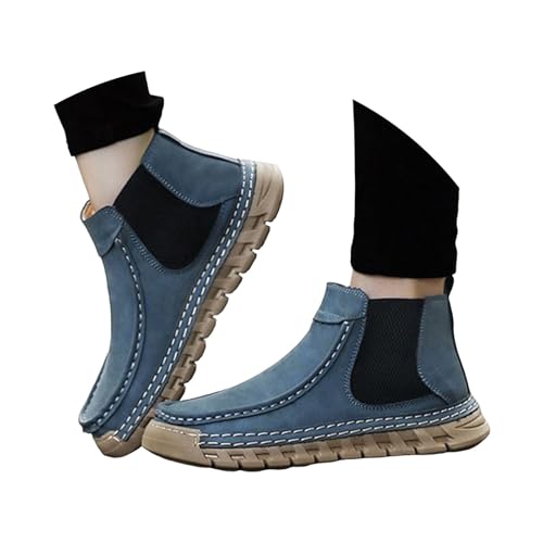 Zapatos Casuales Femeninos para Caminar con Antideslizante cómodos Ligeros y Flexibles para Uso Diario (Blue, 36)