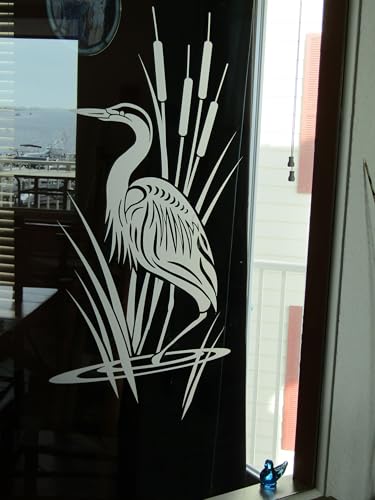Vinilo adhesivo para ventana Heron Marsh DIY miniatura 7