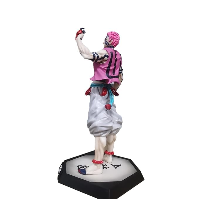 Image of Akaza Action Figure 28CM | Demon Slayer Anime Collectible Statue | | Detailed Kimetsu No Yaiba Demon Figure for Fans, Kids & Collectors | Desk & Room Decor |