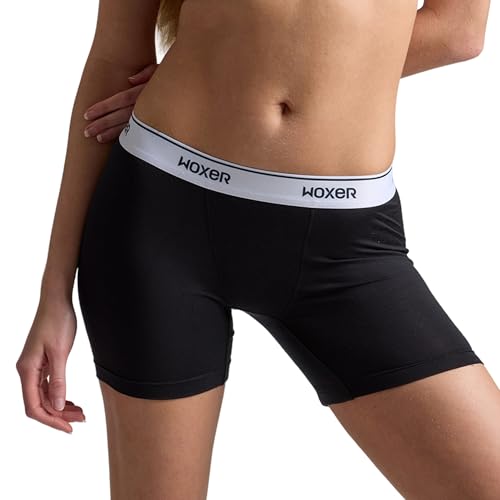 Image of Woxer Boxer Shorts for Women - 5 inch Baller Boy Shorts Underwear, Soft Modal, Chafe Free - Breathable & Moisture-Wicking