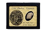 Southern Star Displays Civil War Bullet Relic from Cold Harbor, Virginia with Display Case and COA